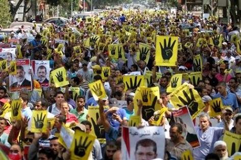 مسيرة بدمياط فى ذكرى الانقلاب رفضا لحكم العسكر