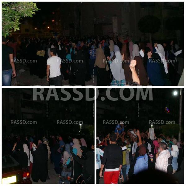 مسيرات ببورسعيد مطالبة بالإفراج عن المعتقليين