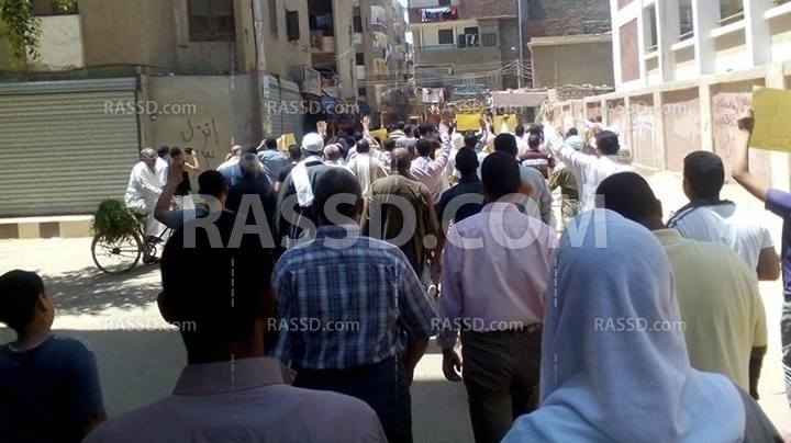 آلاف المتظاهرين بالمنيا ينددون بالانقلاب العسكري