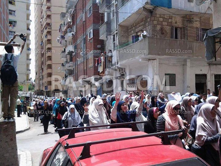 الإسكندرية تشيع الشهيدة هبة جمال في جنازة شعبية