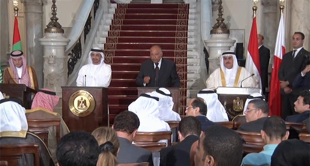 في بيان مشترك.. وزراء خارجية دول الحصار يهاجمون قطر