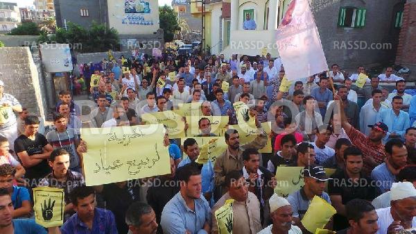 مسيرات بـ”كفر الشيخ” تنديدًا بالأحكام القضائية