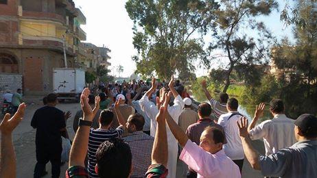 مسيرة بالرياض بكفر الشيخ تنديدا بارتفاع الأسعار