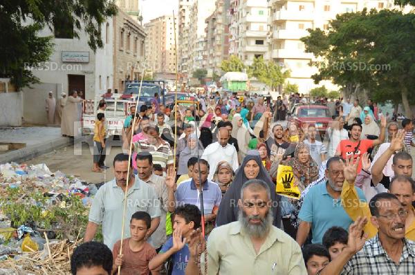 فعاليات مناهضة للانقلاب بـ”الإسكندرية”