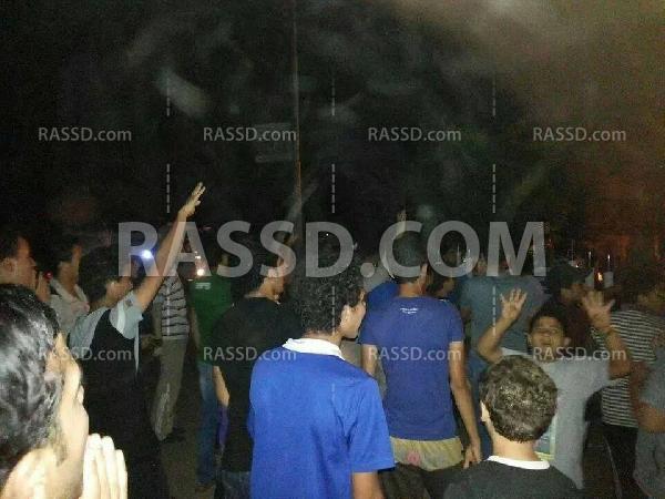 “عفاريت ضد الانقلاب” تتظاهر بالقرب من قسم شرطة بالمنوفية