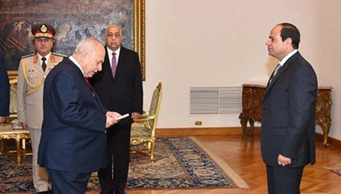 “سامح إبراهيم”يؤدي اليمين أمام السيسي رئيساَ للنيابة الإدارية