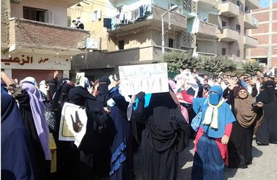 مسيرة حاشدة بقطور بالغربية تنديدًا بارتفاع الأسعار