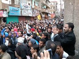 مسيرة فى بنى حدير ببنى سويف تنديدا بارتفاع الأسعار