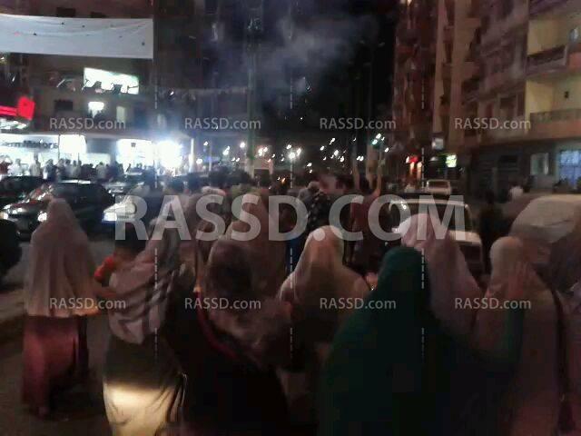 أهالي “أسيوط” في تظاهرة رفضا للانقلاب العسكري