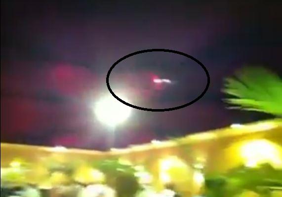 فيديو | لحظة سقوط صاروخ على “فرح” إسرائيلي