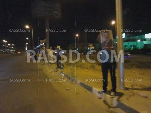 سلسلة بشرية مناهضة للانقلاب بـ”السويس”