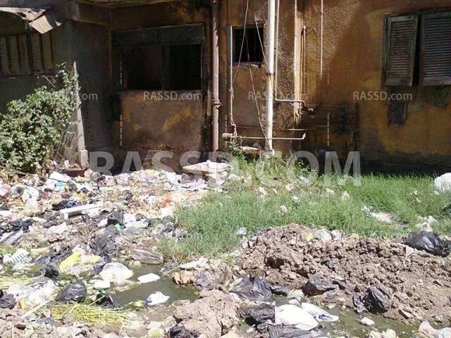 مستشفى الصدر بالمنزلة دقهلية تحولت لمقلب قمامة