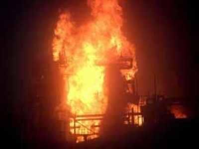 اندلاع حريق بمقر شرطة بـ”الأسكندرية”