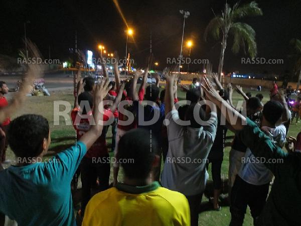 وقفة إحتجاجية بـ”الفيوم” بالقرب من مقر الشرطة العسكرية