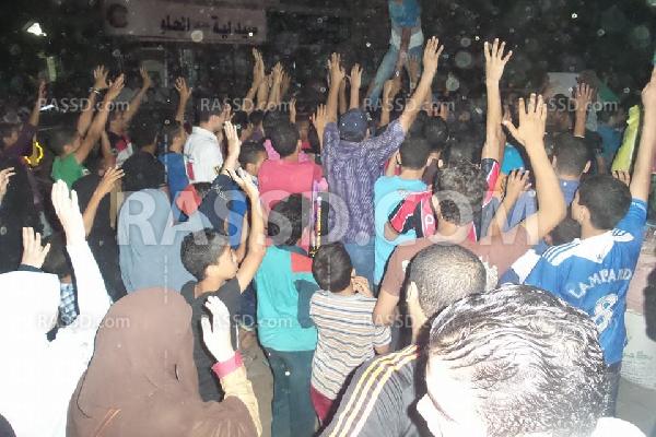 مسيرات ليلية في “المحلة الكبري” بمحافظة “الغربية”