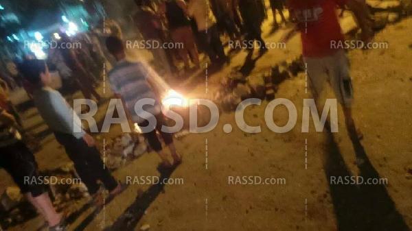 أهالى “القليوبية” يقطعون طريق “أبو زعبل – الخانكة”