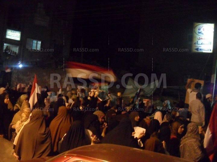 مسيرات حاشدة في ‫الفيوم‬ رفضا للانقلاب العسكري