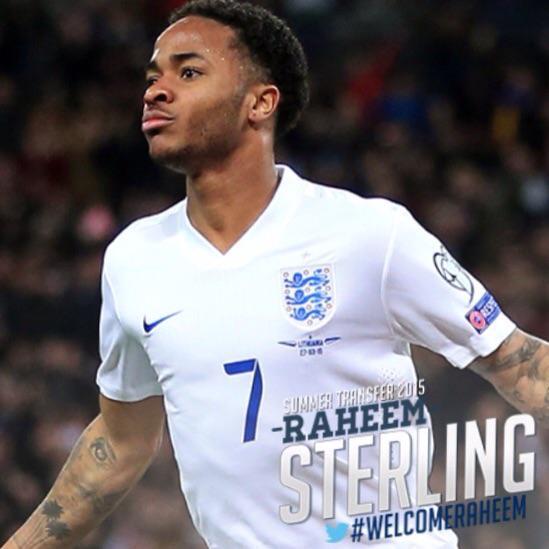 رسميا.. رحيم ستيرلينج ينضم لمانشستر سيتي