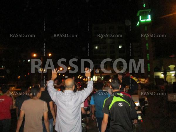 مسيرة ليلية لـ”أولتراس ربعاوي” بـ”بورسعيد”