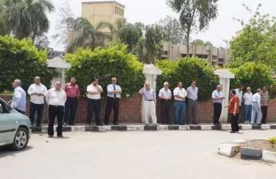 اساتذة جامعة المنصورة ينددون بالعدوان الصهيوني علي غزة