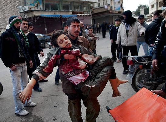 فيديو.. إصابة أطفال في قصف للأسد بريف دمشق