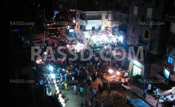 مسيرة  ليلية مناهضة للانقلاب غرب “الإسكندرية”