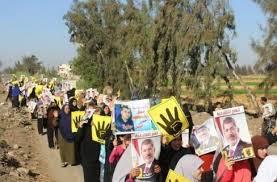 مسيرة بفاقوس بالشرقية في أسبوع “العسكر يسحق الفقراء”