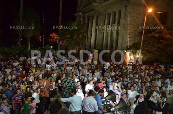 3 وقفات حاشدة ومسيرة بالإسكندرية لتأييد مرسي