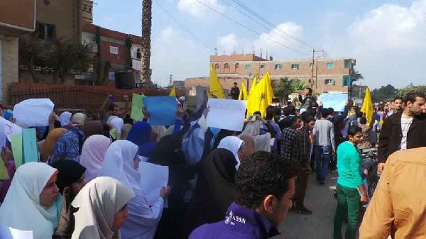 مسيرة لـ”دعم الشرعية” بديرب نجم بالشرقية