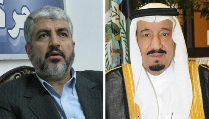 حماس: مشعل التقي العاهل السعودي وولي العهد خلال زيارته للرياض