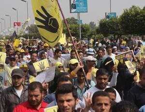 مسيرة بالفيوم فى أسبوع “لبيك ياغزة”