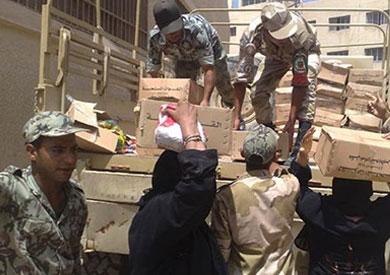 محافظ أسوان : شنط الجيش الرمضانية للفقراء “عدالة اجتماعية”