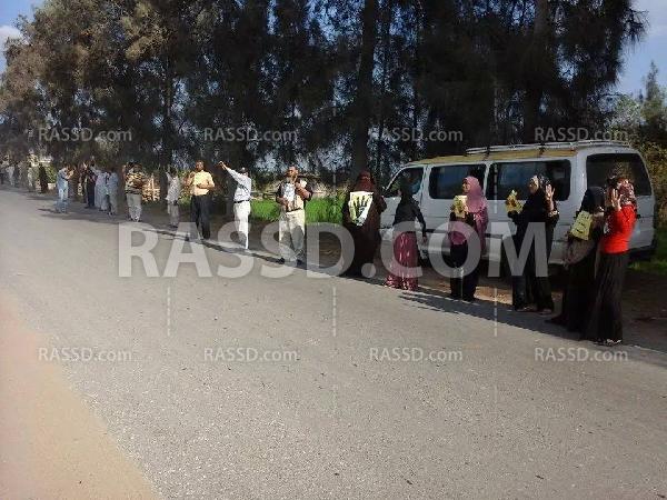 تظاهرات في محافظة “كفر الشيخ” ضد الانقلاب وتضامنًا مع “غزة”