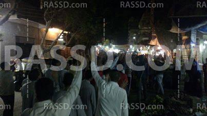 مسيرات ليلية في “بني سويف” تنديدًا بالانقلاب