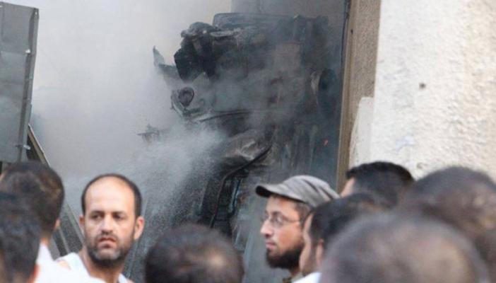 بالصور.. مجهولون يفجرون 5 سيارات لأعضاء من حماس والجهاد في غزة