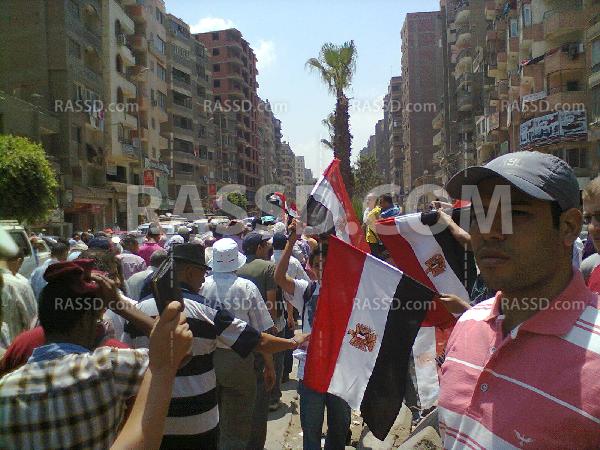 مسيرة حاشدة للتنديد بالإنقلاب العسكري بشارع فيصل