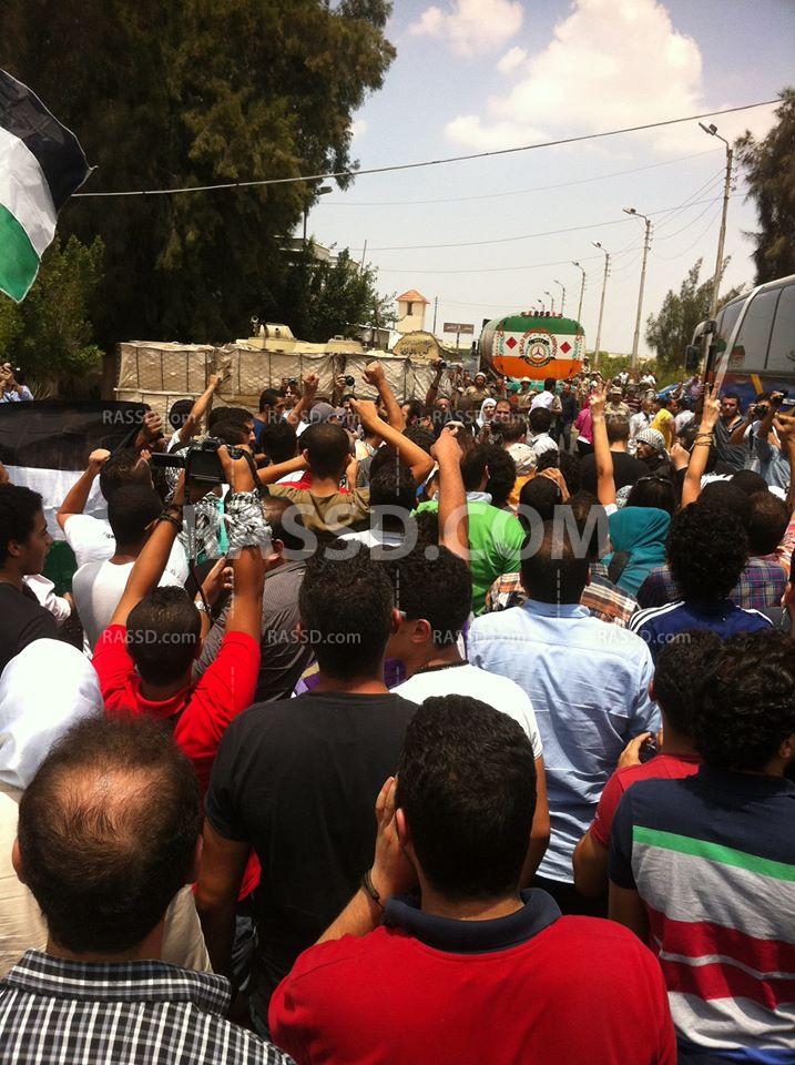 إيقاف قافلة ذاهبة بالمساعدات لـ”غزة” في كمين “بالوظة”