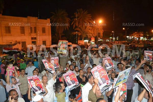 مسيرات حاشدة بالوادى الجديد رفضا للانقلاب