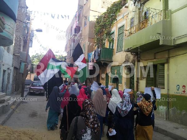 مسيرة تجوب”بني سويف”تنديداً بالعدوان الصهيوني علي”غزة”