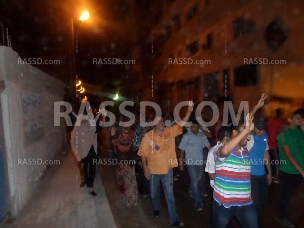 مسيرة بـ”المندرة” في الإسكندرية منددة بالمجازر الصهيونية