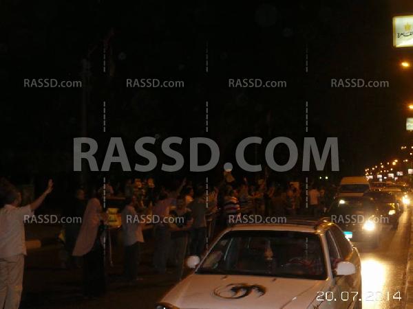 مسيرة ليلية بـ”مصر القديمة” تضامناً مع “غزة”