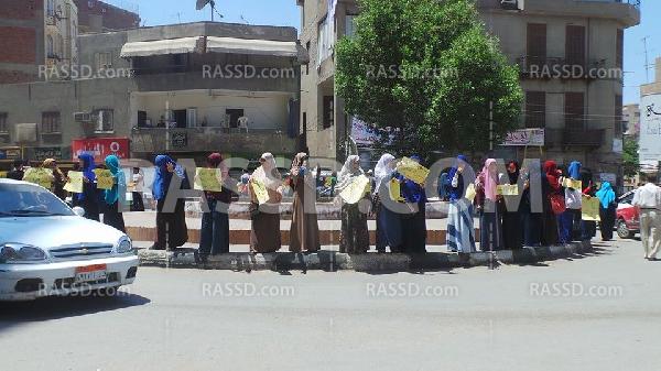 فعالية تضامنية مع”غزة” بجامعة الفيوم  لـ”طلاب ضد الانقلاب”