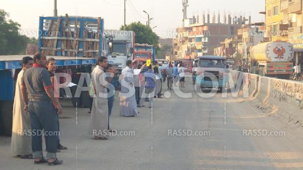 سلسلة بشرية في “مزغونة” بـ”الجيزة” ضمن أسبوع “لبيك غزة”