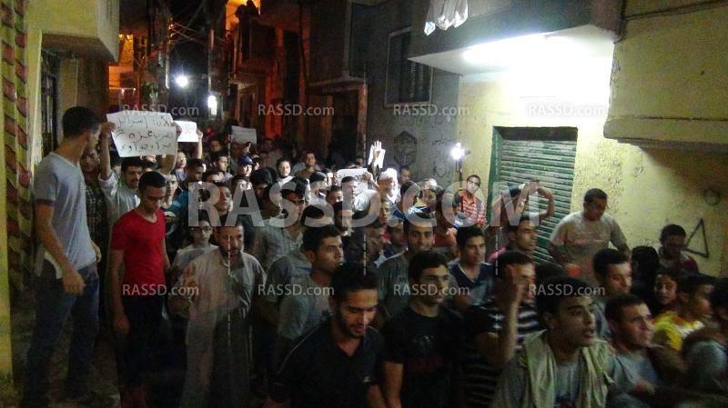 مسيرة ليلية في “القليوبية” نصرةً لـ”غزة”