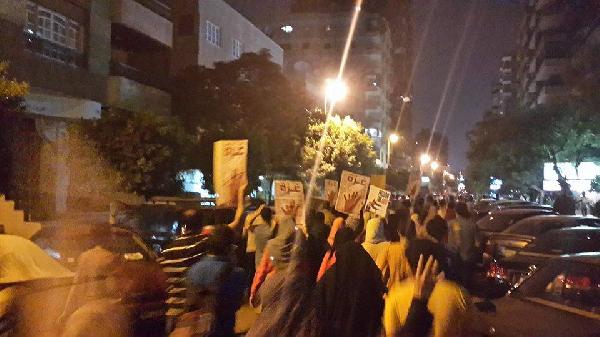 مسيرة ليلية بـ”مدينة نصر” للمطالبة بالإفراج عن المعتقلين