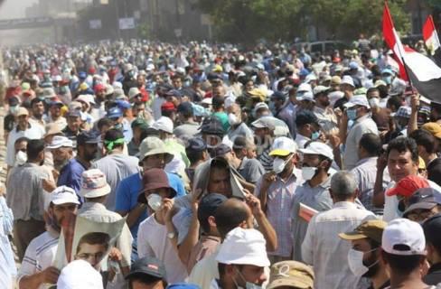 اشتباكات بين الرافضين للانقلاب وبلطجية في الجيزة