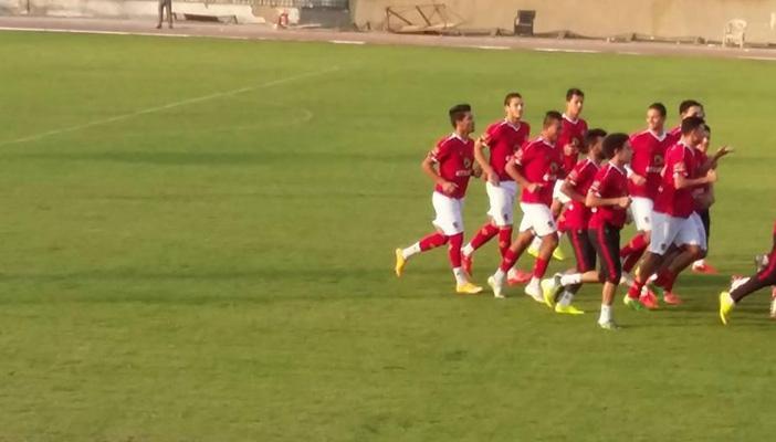 بالصورة.. لأول مرة صالح جمعة يشارك في تدريبات الأهلي