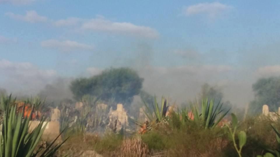 بالصور.. قوات الجيش تقصف مقابر”رفح” بالمدفعية