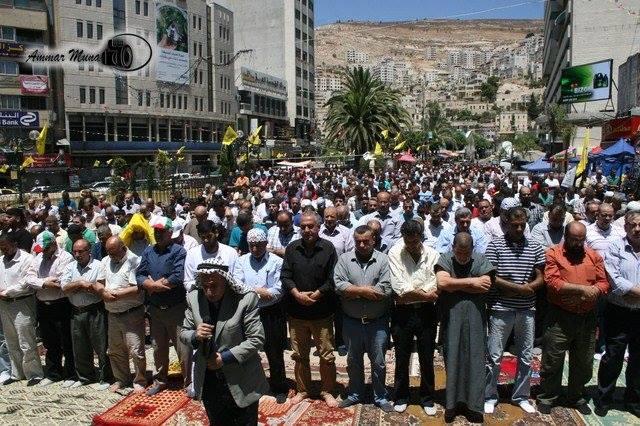 “منظمة التحريرالفلسطينية” تنظم مسيرات عديدة بالضفة نصرةً لغزة