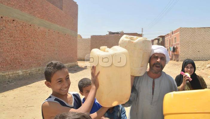 قرى الفيوم بدون مياه لأكثر من شهر